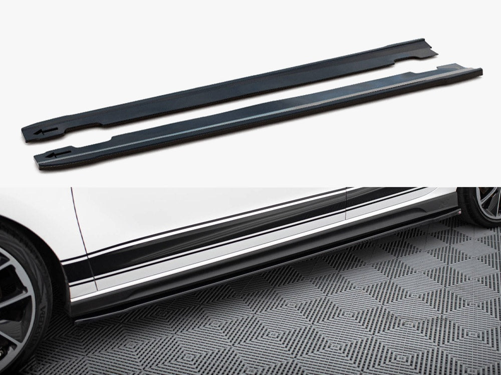 Side Skirt Diffusers V.4 compatible with Hyundai i30 N / N Line Hatchback / Fastback Mk3 / Mk3 Facelift