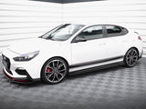 Side Skirt Diffusers V.4 compatible with Hyundai i30 N / N Line Hatchback / Fastback Mk3 / Mk3 Facelift