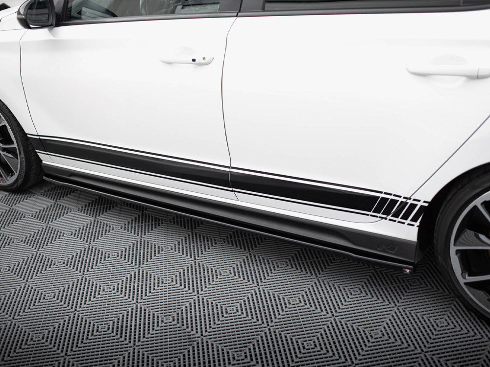Side Skirt Diffusers V.4 compatible with Hyundai i30 N / N Line Hatchback / Fastback Mk3 / Mk3 Facelift