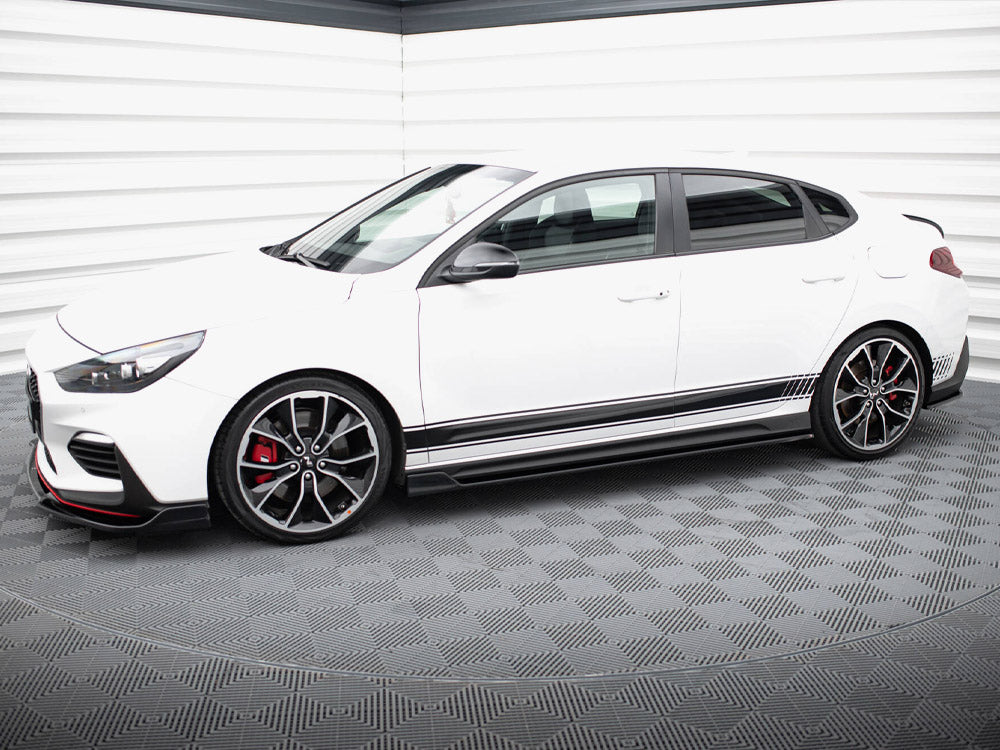 Side Skirt Diffusers V.5 compatible with Hyundai i30 N / N Line Hatchback / Fastback Mk3 / Mk3 Facelift
