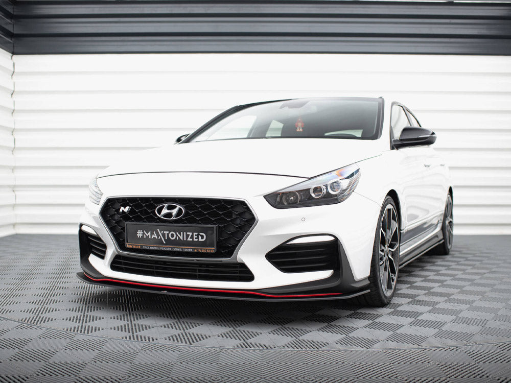 Street PRO Front Splitter compatible with Hyundai i30 N Mk3 Hatchback / Fastback