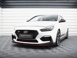 Street PRO Front Splitter compatible with Hyundai i30 N Mk3 Hatchback / Fastback