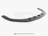 Street PRO Front Splitter compatible with Hyundai i30 N Mk3 Hatchback / Fastback - Black-Red