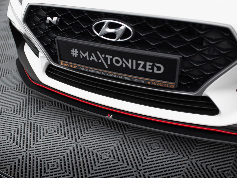 Street PRO Front Splitter compatible with Hyundai i30 N Mk3 Hatchback / Fastback