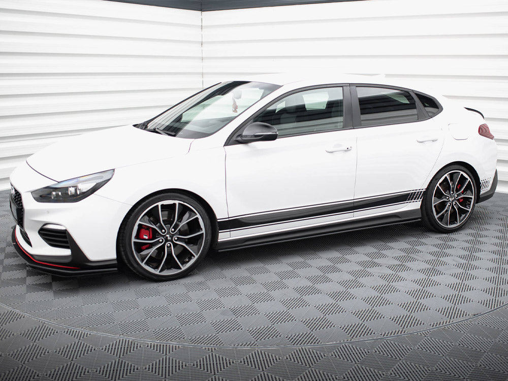 Street PRO Side Skirt Diffusers V.1 compatible with Hyundai i30 N / N Line Hatchback / Fastback Mk3 / Mk3 Facelift