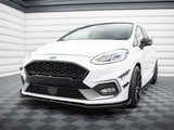 Street PRO Front Splitter + Flaps compatible with Ford Fiesta Mk8 ST / ST-Line