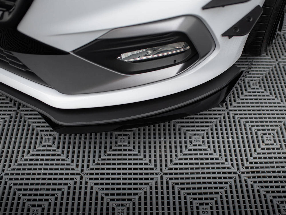 Street PRO Front Splitter + Flaps compatible with Ford Fiesta Mk8 ST / ST-Line