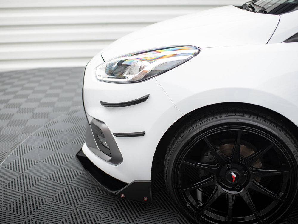 Front Bumper Wings (Canards) V.3 compatible with Ford Fiesta Mk8 ST / ST-Line