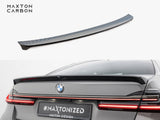 Prepreg Carbon Fiber Tailgate Spoiler compatible with BMW 7 G11 / G11 Facelift
