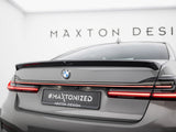 Prepreg Carbon Fiber Tailgate Spoiler compatible with BMW 7 G11 / G11 Facelift