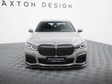 Prepreg Carbon Fiber Front Splitter + ABS Splitter compatible with BMW 7 M-Pack G11 Facelift