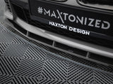 Prepreg Carbon Fiber Front Splitter + ABS Splitter compatible with BMW 7 M-Pack G11 Facelift