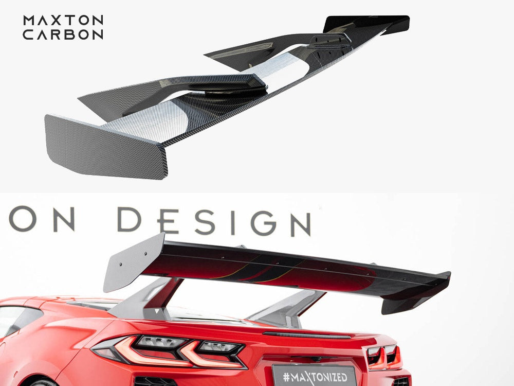 Carbon Spoiler compatible with Chevrolet Corvette C8