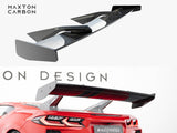 Carbon Spoiler compatible with Chevrolet Corvette C8