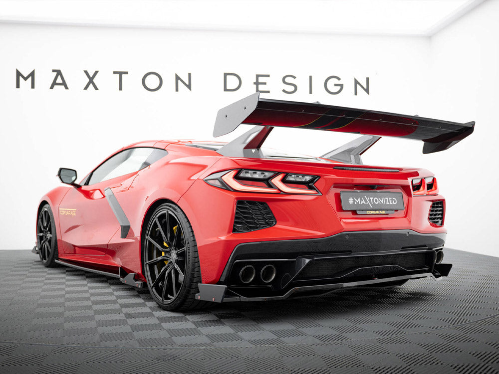 Carbon Spoiler compatible with Chevrolet Corvette C8