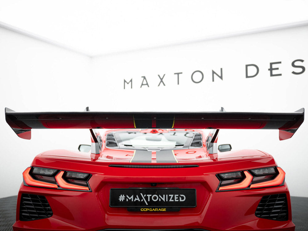 Carbon Spoiler compatible with Chevrolet Corvette C8