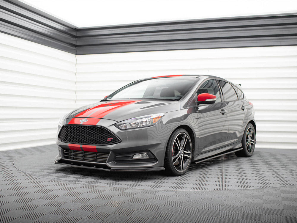 Front Splitter V.1 compatible with Ford Focus ST Mk3 FL