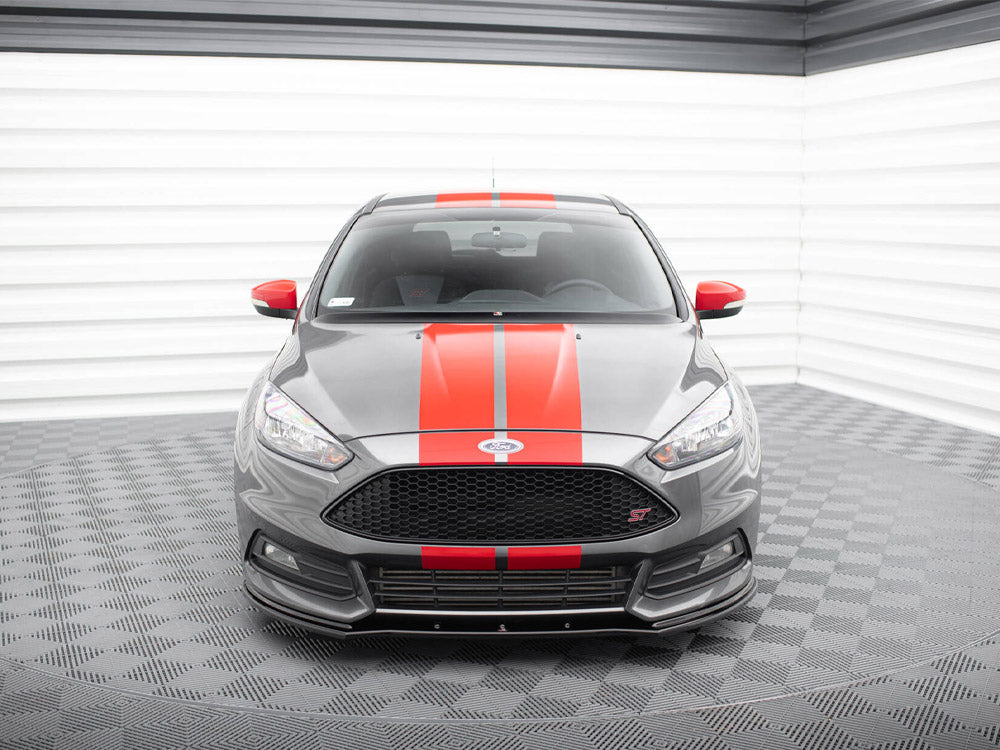 Front Splitter V.1 compatible with Ford Focus ST Mk3 FL