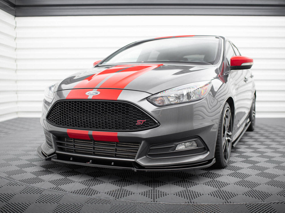 Front Splitter V.4 compatible with Ford Focus ST Mk3 FL