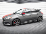 Side Skirts Diffusers compatible with Ford Focus ST / ST-Line Mk3 / Mk3 FL Hatchback / Estate