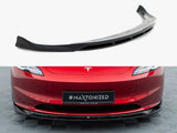 Front Splitter V.1 compatible with Tesla Model 3 FL Project Highland