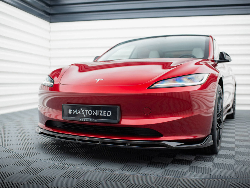 Front Splitter V.1 compatible with Tesla Model 3 FL Project Highland