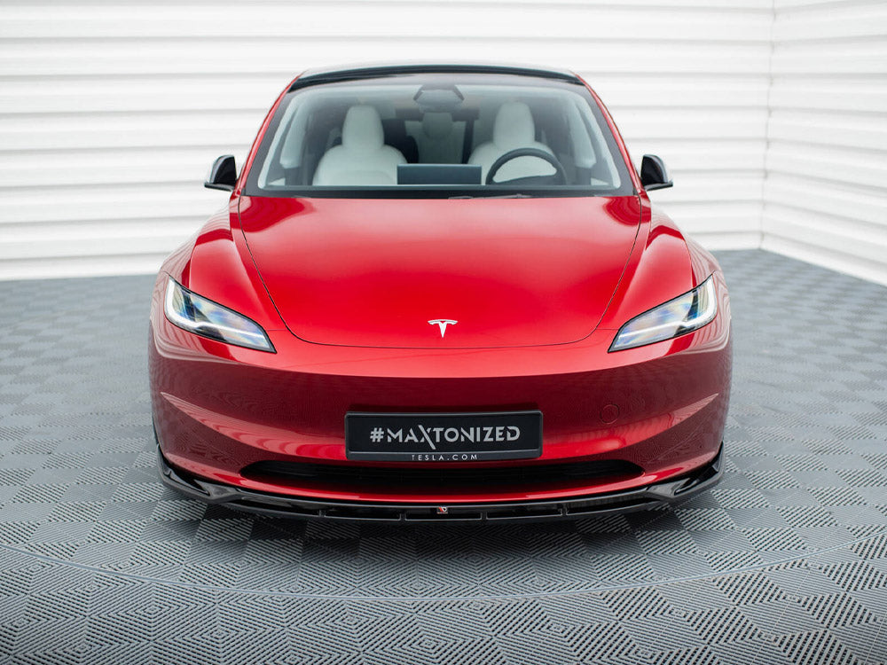 Front Splitter V.1 compatible with Tesla Model 3 FL Project Highland