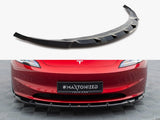 Front Splitter V.2 compatible with Tesla Model 3 FL Project Highland
