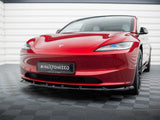 Front Splitter V.2 compatible with Tesla Model 3 FL Project Highland