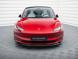 Front Splitter V.2 compatible with Tesla Model 3 FL Project Highland