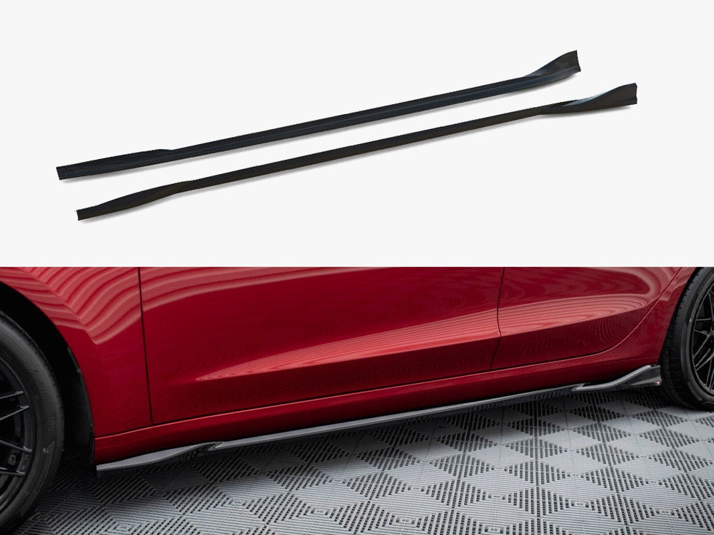 Side Skirts Diffusers V.1 compatible with Tesla Model 3 Mk1 / Mk1 Facelift