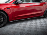 Side Skirts Diffusers V.1 compatible with Tesla Model 3 Mk1 / Mk1 Facelift
