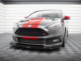 Hybrid Front Splitter V.1 compatible with Ford Focus ST Mk3 FL