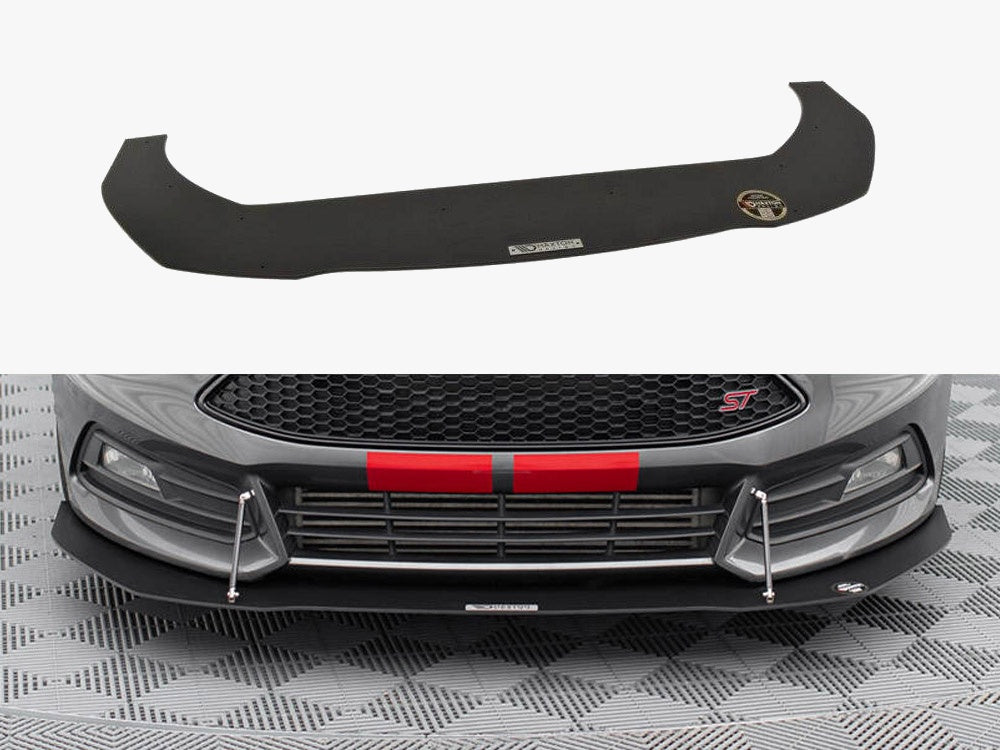 Racing Front Splitter V.1 compatible with Ford Focus ST Mk3 FL