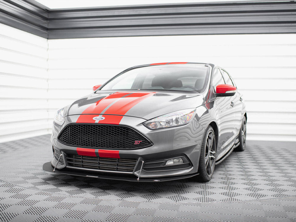 Racing Front Splitter V.1 compatible with Ford Focus ST Mk3 FL