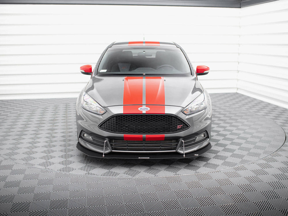 Racing Front Splitter V.1 compatible with Ford Focus ST Mk3 FL