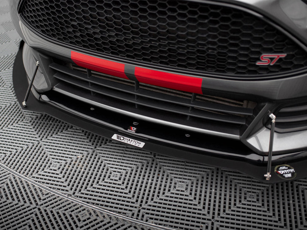 Hybrid Front Splitter V.2 compatible with Ford Focus ST Mk3 FL
