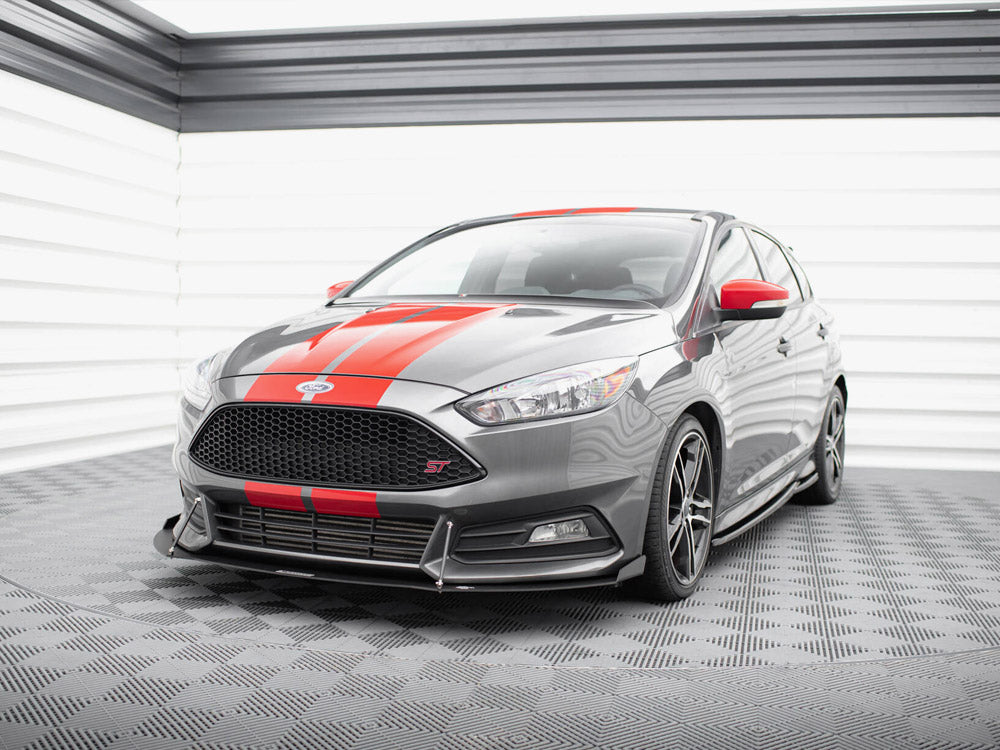 Racing Front Splitter V.2 compatible with Ford Focus ST Mk3 FL