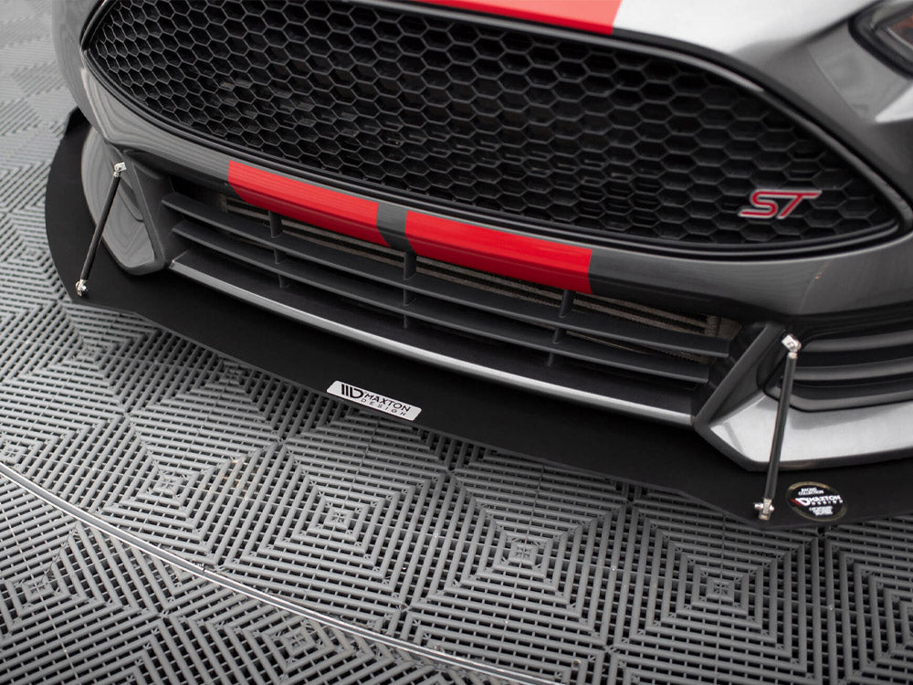 Racing Front Splitter V.2 compatible with Ford Focus ST Mk3 FL