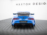Carbon Spoiler With External Brackets Uprights compatible with Toyota Supra Mk5