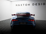 Carbon Spoiler With External Brackets Uprights + LED compatible with Toyota Supra Mk5