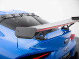 Carbon Spoiler With External Brackets Uprights + LED compatible with Toyota Supra Mk5