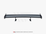 Carbon Spoiler With External Brackets Uprights + LED compatible with Toyota Supra Mk5