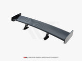 Carbon Spoiler With External Brackets Uprights + LED compatible with Toyota Supra Mk5