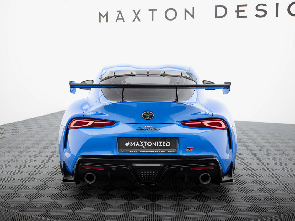 Carbon Spoiler With Upper Swan Mounting compatible with Toyota Supra Mk5
