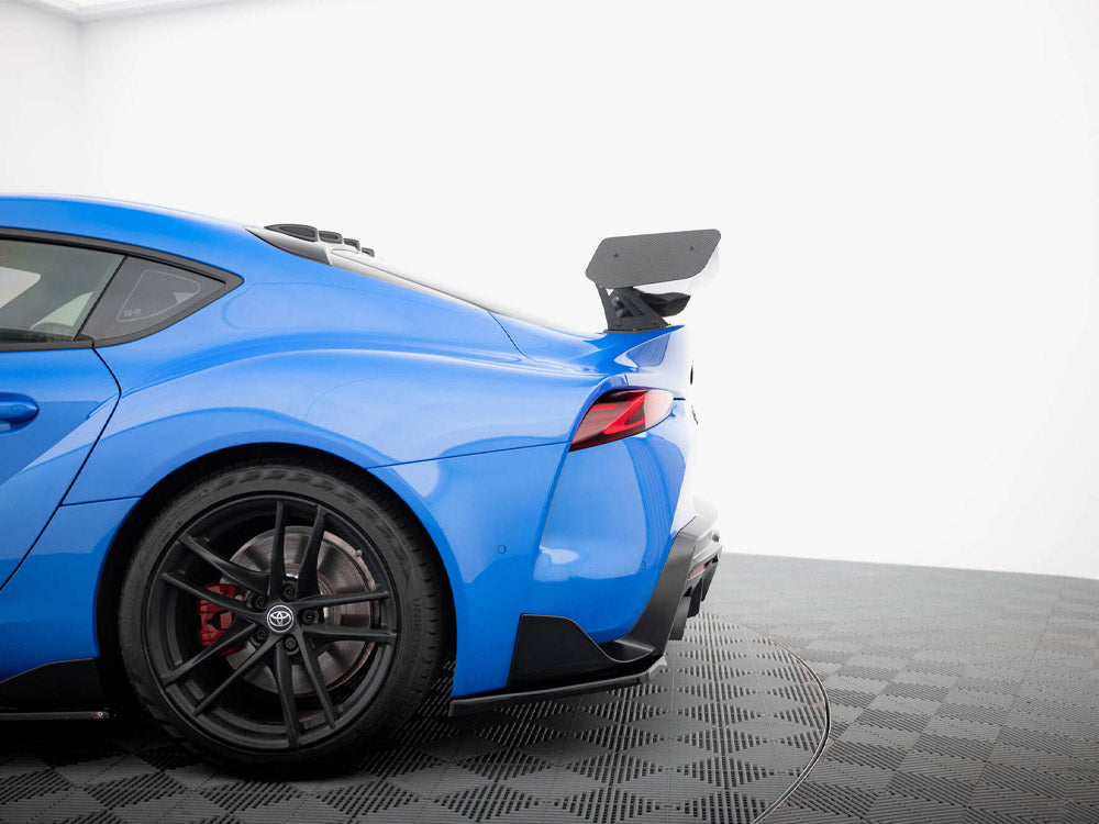 Carbon Spoiler With Upper Swan Mounting compatible with Toyota Supra Mk5
