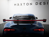 Carbon Spoiler With Upper Swan Mounting + LED compatible with Toyota Supra Mk5