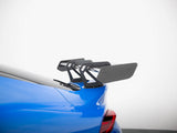 Carbon Spoiler With Upper Swan Mounting + LED compatible with Toyota Supra Mk5
