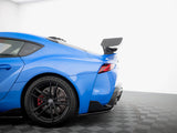 Carbon Spoiler With Upper Swan Mounting + LED compatible with Toyota Supra Mk5