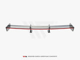 Carbon Spoiler With Upper Swan Mounting + LED compatible with Toyota Supra Mk5
